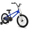 JOYSTAR 18 Inch Kids Bike for 5-8 Years Old Boys BMX Style 18" Kids Bicycles with Kickstand and Training Wheels Youth Bicycles(Blue,Green)