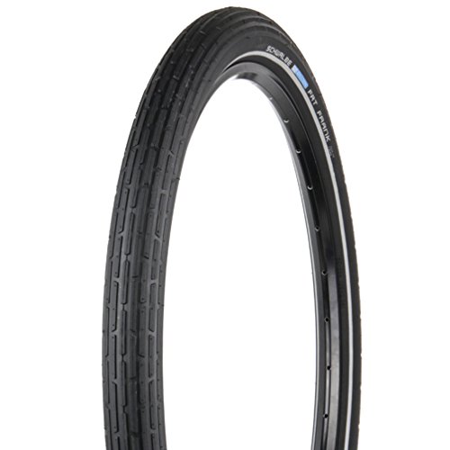 SCHWALBE - Fat Frank Cruiser and Road Wire Clincher Bike Tire | 26 x 2.35 | Active Line, K-Guard | Black/Reflective