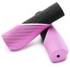 TOPCABIN Bike Grips,Ergonomic Design Two-Color Rubber Bicycle Handlebar Grips Widen Holding Bicycle Grips with Comfortable MTB Bike Handlebar Grips for Road Bike (Pink-1 Pair)