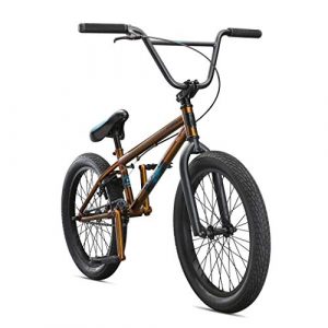 Mongoose Legion L40 Freestyle BMX Bike for Beginner-Level to Advanced Riders, Steel Frame, 20-Inch Wheels, Copper