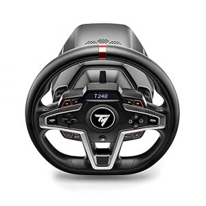 Thrustmaster T248, Racing Wheel and Magnetic Pedals, HYBRID DRIVE, Magnetic Paddle Shifters, Dynamic Force Feedback, Screen with Racing Information (PS5, PS4, PC)