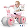Afranti Baby Balance Bike 10-36 Months Toddler Bikes Kids Toys for 1 Year Old Boys Girls No Pedal Infant 4 Wheels Bicycle First Bike Birthday Gift Children Walker Fit for 30.7" -39.3" Toddlers