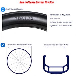 CATAZER 20 Inch Bicycle Tubeless Solid Tire MTB Mountain Road Bike Tyre Bike Tires Solid Tyre 20inch 20x1.35