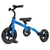 3 in 1 Toddler Tricycles for 2 - 4 Years Old Boys and Girls with Detachable Pedal and Bell | Foldable Baby Balance Bike Riding Toys for 24 Month Up Kids | Infant First Birthday New Year Gift Blue