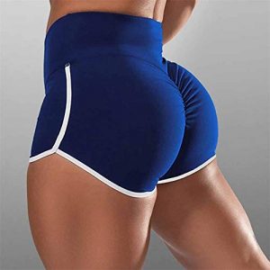 Aniywn Women Basic Slip Bike Shorts, Womens Workout Yoga Shorts, Soft Running Gym Sports Pant Blue