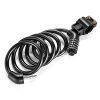 Bike Lock Cable, 5 Feet High Security 5 Digit Resettable Combination Coiling Bike Cable Lock,Bicycle Cable Lock for Bicycle Outdoors, 5 Feet x 0.47 inch