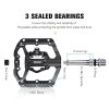 MLDSN Dual Function Platforms Flat/Clipless Pedals SPD Cleats 3 Sealed Bearings Bike Pedals Road Pedals for Bicycle (Color : A, Size : One Size)