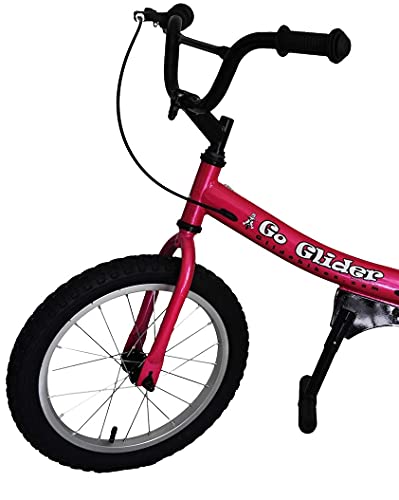 Glide Bikes Kid's Go Glider Balance Bike, Pink, 16-Inch
