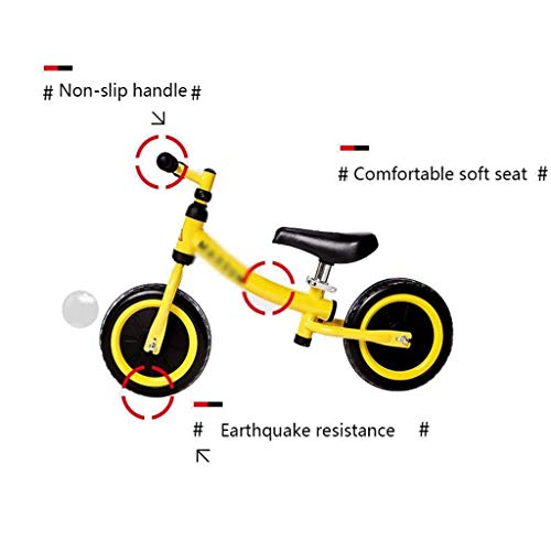 LPYMX Balance Bikes Children's Balance Bike 10" Balance Bike, pedalless Balance Training Bike Child Balance Bike