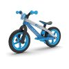 Chillafish Bmxie² Lightweight Balance Bike with Integrated Footrest and Footbrake for Kids Ages 2 to 5 Years, 12-inch Airless Rubberskin Tires, Adjustable Seat Without Tools, Blue