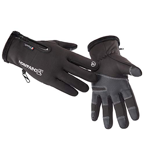 Winter Warm Gloves,Touchscreen Cold Weather Driving Gloves Windproof Anti-Slip Sports Gloves for Cycling Running Skiing Hiking Climbing,Men ＆ Women