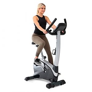 3G Cardio Elite UB Upright Bike - Commercial Grade - Compact Footprint - Ultra Comfortable Seat - Magnetic Resistance - 350 LB User Capacity