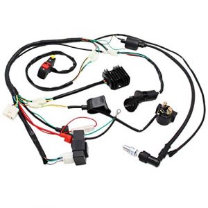 Complete Electrics Wiring Harness D8EA Spark Plug CDI Ignition Coil Kits For Chinese Dirt Bike 150cc 200cc 250cc Zongshen Loncin