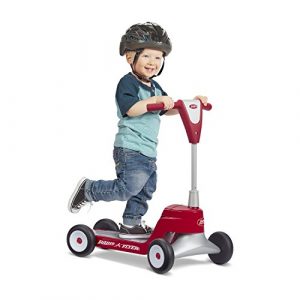 Radio Flyer Scoot 2 Scooter, Toddler Scooter or Ride on, Ages 1-4,Red