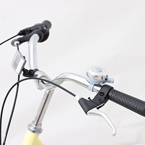 ME&WE 26 inch Shimano 7 Speed Women's Cruiser Bike Lightweight Comfort Commuter Bike Beach Cruiser Bike (Yellow)