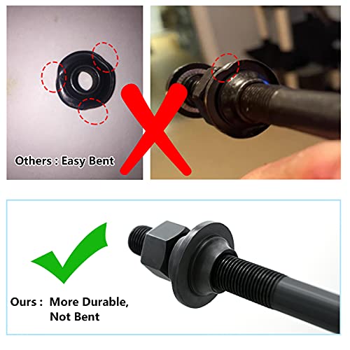 AiTuiTui 1 Pair Bike Quick Release Axle Skewer Bicycle Hub Parts, Front & Rear Axle Hollow Shaft Kit Replacement for Road Bike, Mountain Bike, MTB, BMX