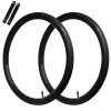 CALPALMY (2 Pack) 26" x 1.75/1.95/2.125" Road and Mountain Bike Replacement Inner Tubes - Inner Tubes with 32mm Schrader Valve 2 Free Levers Compatible with Schwinn Bikes and Inner Tubes
