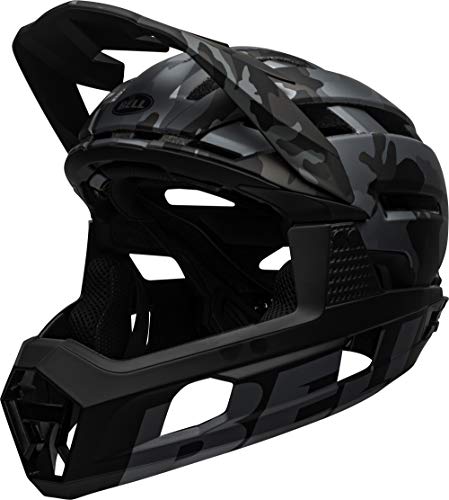 BELL Super Air R MIPS Adult Mountain Bike Helmet - Matte/Gloss Black Camo (2022), Medium (55-59 cm)