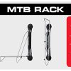 Steadyrack Bike Racks - Mountain Bike - Wall Mounted Bike Rack Storage Solution for Your Home, Garage, or Bike Park - 2 Pack