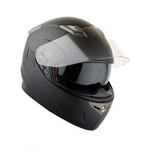 Martian Motorcycle Bluetooth Helmet Modular Full Face Flip up Dual Visor Bluetooth Headset (2 Riders Intercom; 500 Meters): HM-BH1 Bundle with Gloves