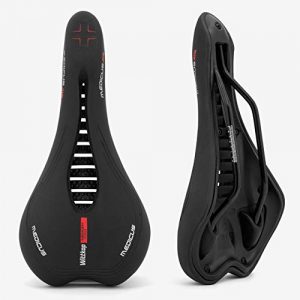 Wittkop Mountain Bike Seat Made of Comfortable Memory Foam I MTB Saddle with Innovative Ergonomic 5 Zone-Concept - Bicycle Seat for Road BMX & MTB