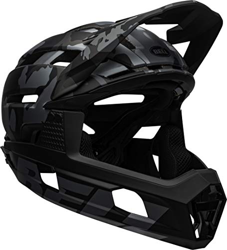 BELL Super Air R MIPS Adult Mountain Bike Helmet - Matte/Gloss Black Camo (2022), Medium (55-59 cm)