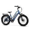 Electric Bike for Adults, Addmotor 750W Ebike, 24" Fat Tires Step-Through Electric Bicycle, 48V 16Ah Removable Battery, M-430 City Commuter Urban Mountain Snow Electric Bike (Estate Blue)