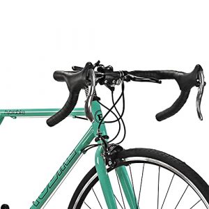 Eurobike OBK XC560 Road Bike 700C Wheels 56cm Frame for Men 21 Speed City Commuter Bicycle Complete Racing Bikes (Green)