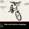 Schwinn Koen & Elm Toddler and Kids Bike, 18-Inch Wheels, Training Wheels Included, Black