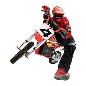 Razor MX500 Dirt Rocket Adult & Teen Ride On High-Torque Electric Motocross Motorcycle Dirt Bike, Speeds up to 15 MPH, Ages 14 and Up, Red