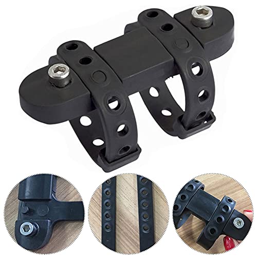iayokocc Bike Bottle Cage Mounting Base, Cup Mounting Base for Many Kinds Bikes, Bike Hook and Loop Fastening Straps, Fits Most Stroller Drink Holder, Silicone Material
