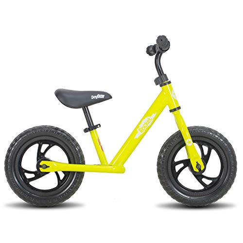JOYSTAR 14 Inch Balance Bike for Boys Girls 3T to 6 Years Old Push Toddler Balance Bike with Footboard 14" Child Glider Lime