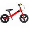 Wushu 10 Inch Balance Bike no Pedal Scooter Aluminum Balance Bike Adjustable Seat Handlebar Height Toddler Training Bike for Kids Ages to 2-6 Years(Color:red)