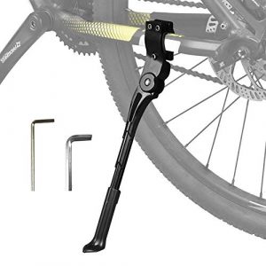 LEICHTEN Adjustable Bicycle Kickstand Aluminum Alloy Bike Kick Stand for 26" 27.5" 28" 29" 700c Mountain Bike /Road Bike/ BMX /Adults bike/City bike Storage