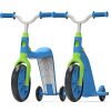 Swagtron K6 Toddler Scooter, Convertible 4-in-1 Ride-On Balance Trike & Training Bike for 3-5 Year Olds — ASTM F963 Certified (Blue)