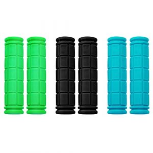 ONLYFU 6 Pieces Bike Handlebar Grips Premium Non-Slip Bicycle Handlebar Grips Cover for Bikes Scooters BMX Mountain Bikes Scooters Cruiser Tricycle (6 Pcs)