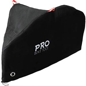 Pro Bike Cover for Outdoor Bicycle Storage - Large - Heavy Duty Ripstop Material, Waterproof & Anti-UV - Protection from All Weather Conditions for Mountain, 29er, Road, Cruiser & Hybrid Bikes