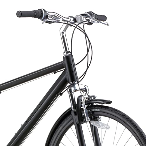 Hurley J-Bay Hybrid Urban Bicycle (Black, Medium / 18 Fits 5'6"-6'0")