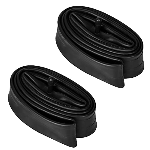 2-Pack 26" Bike Tubes 26 x 2.125/2.2/2.35/2.4 AV32mm Schrader Valve Heavy Duty 26" MTB Bicycle Tubes Compatible with 26x2.125 26 x 2.20 26 x 2.30 26 x 2.35 26 x 2.40 Mountain Bike Tire Tubes