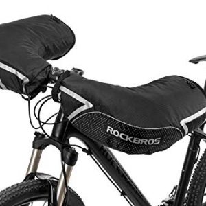 ROCKBROS Bike Handlebar Mittens Extreme Cold Weather Mountain Commuter MTB Fat Bike Bar Covers Cyclist Pogies Mittens