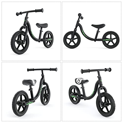 KORIMEFA Kids Balance Bike,No Pedal Ages 2-5 Years Girls Boys,Lightweight Balance Bike with Adjustable Seat,Toddler Training Bicycle (Lightning)