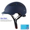 Adult-Men-Women Bike Helmet with Rechargeable Light for Urban Commuter Cycling Scooter E-Bike Skateboard