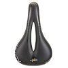 Terry Butterfly Century Bike Saddle - Bicycle Seat for Women - Long Distance Riding - Fibra-Tek Cover with Poron XRD Shock Absorbing Layer - Black