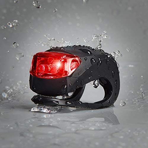 FX FFEXS Bike Lights Front and Back - Bike Lights Set - Bright Bicycle Lights Front Rear Waterproof Silicone - Cycling Lights for Mountain Roads Night Cycling - Brighter Than Helmet Lights