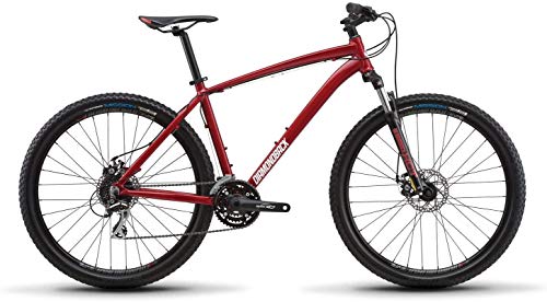 Diamondback Bicycles Overdrive Hardtail Mountain Bike with 27.5" Wheels, 18"/Medium, Red