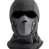 IRELIA Winter Windproof Fleece Ski Mask Balaclava Headwear Motorcycle Thermal Face Mask Bandanas Gray