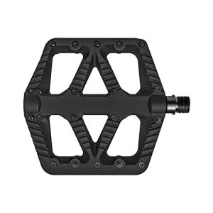 XLGY MTB Pedals Flat Ergonomic Curved Wide Platform Bicycle Pedals Non-Slip Lightweight Nylon Fiber Mountain Bike Pedals 9/16