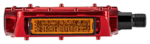 Mongoose Adult Mountain Bike Pedals, Red