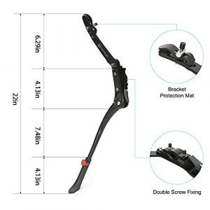 FORTOP Bike Support Bicycle Kickstand Adjustable Aluminum Alloy for 22