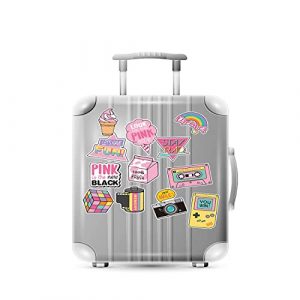 101PCS Cute Stickers for Water Bottles,Cute Aesthetic Stickers,Laptop Computer Skateboard Stickers,Vinyl Stickers,Waterproof Stickers,Sticker Pack